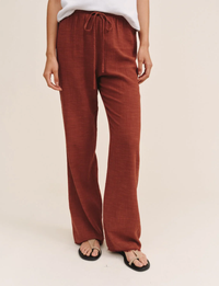 Frayed Beach Pant, Red Sand