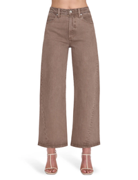 Kyra Ankle High Rise Bowed Ankle, Tannin