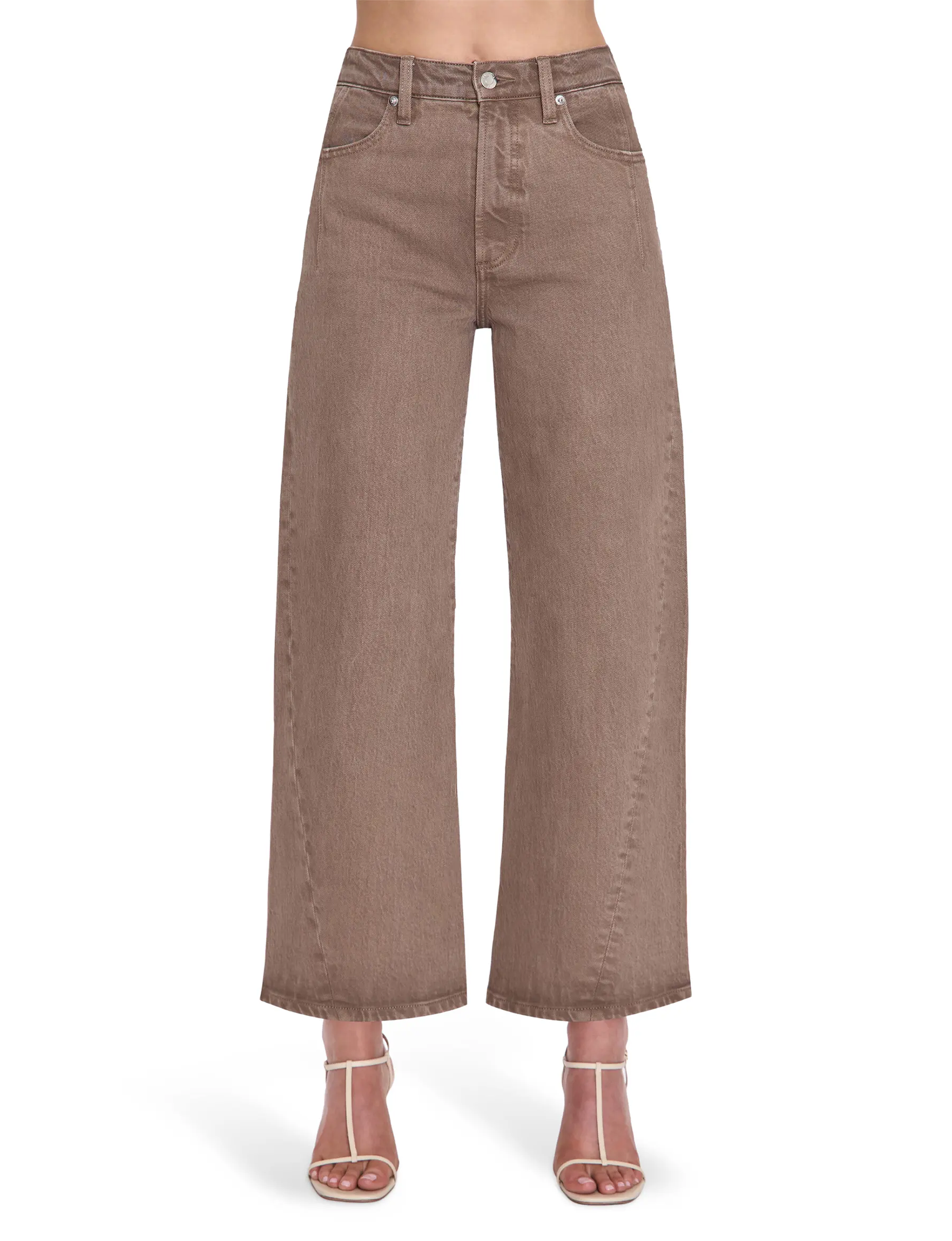 Kyra Ankle High Rise Bowed Ankle, Tannin