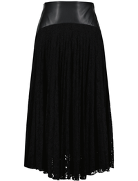 Camille Midi Skirt, Black