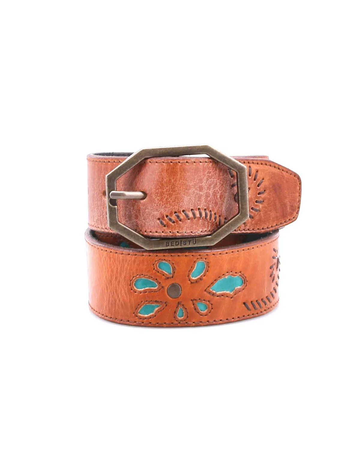 Upswing II Belt, Caramel Arctic/Teal Rustic