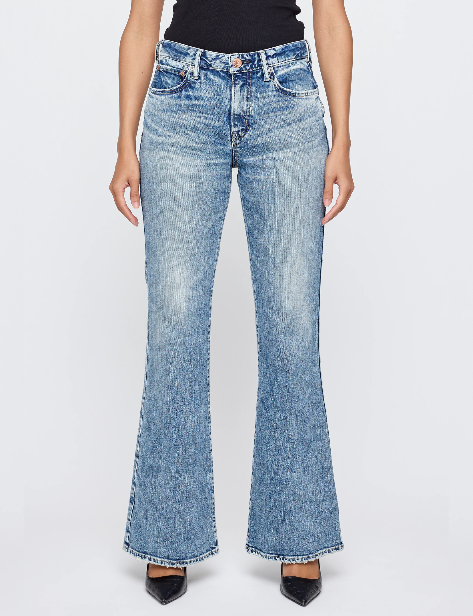 Attleboro 70's Flare, Light Blue