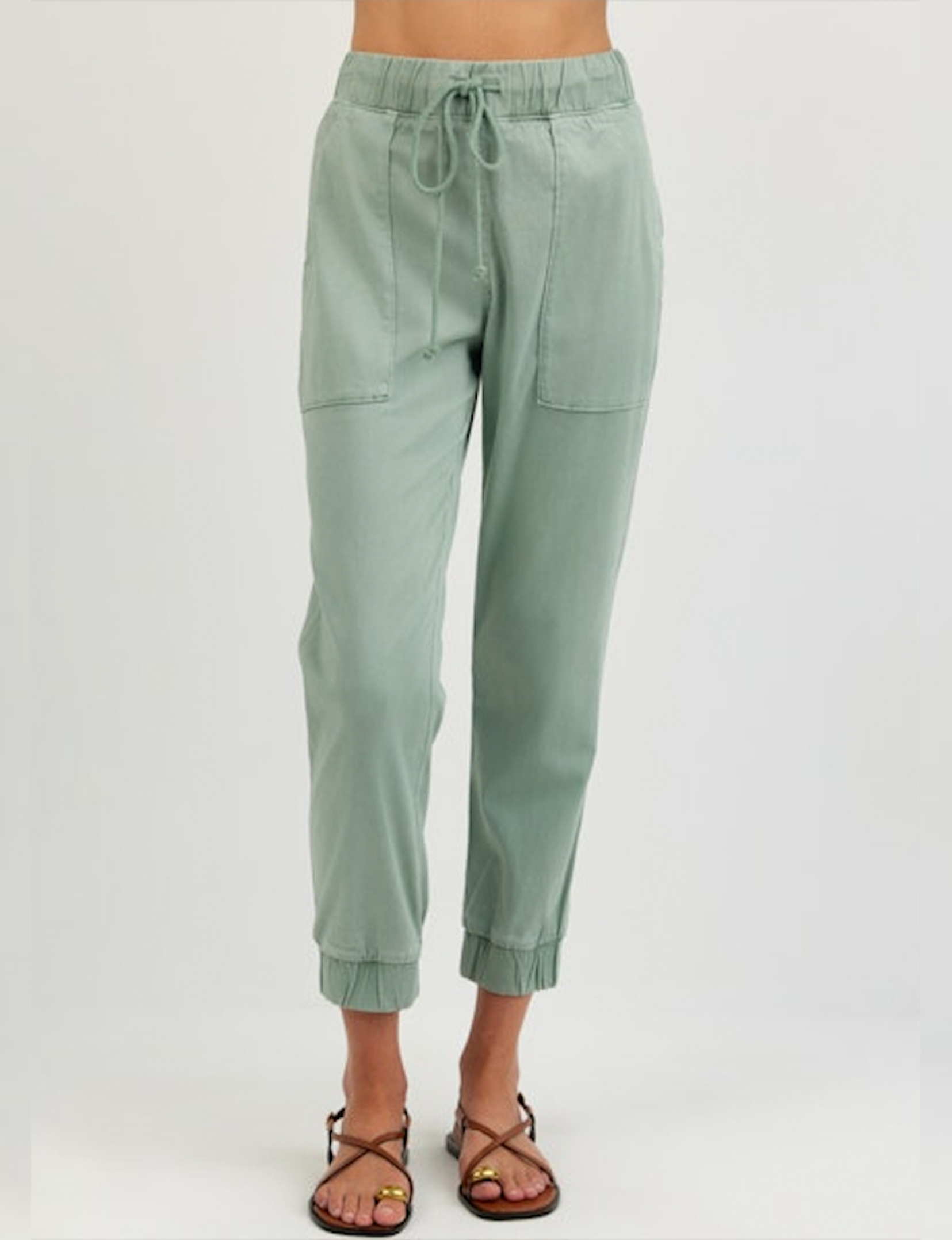 Pocket Jogger W/Out Rips, Olive Grove