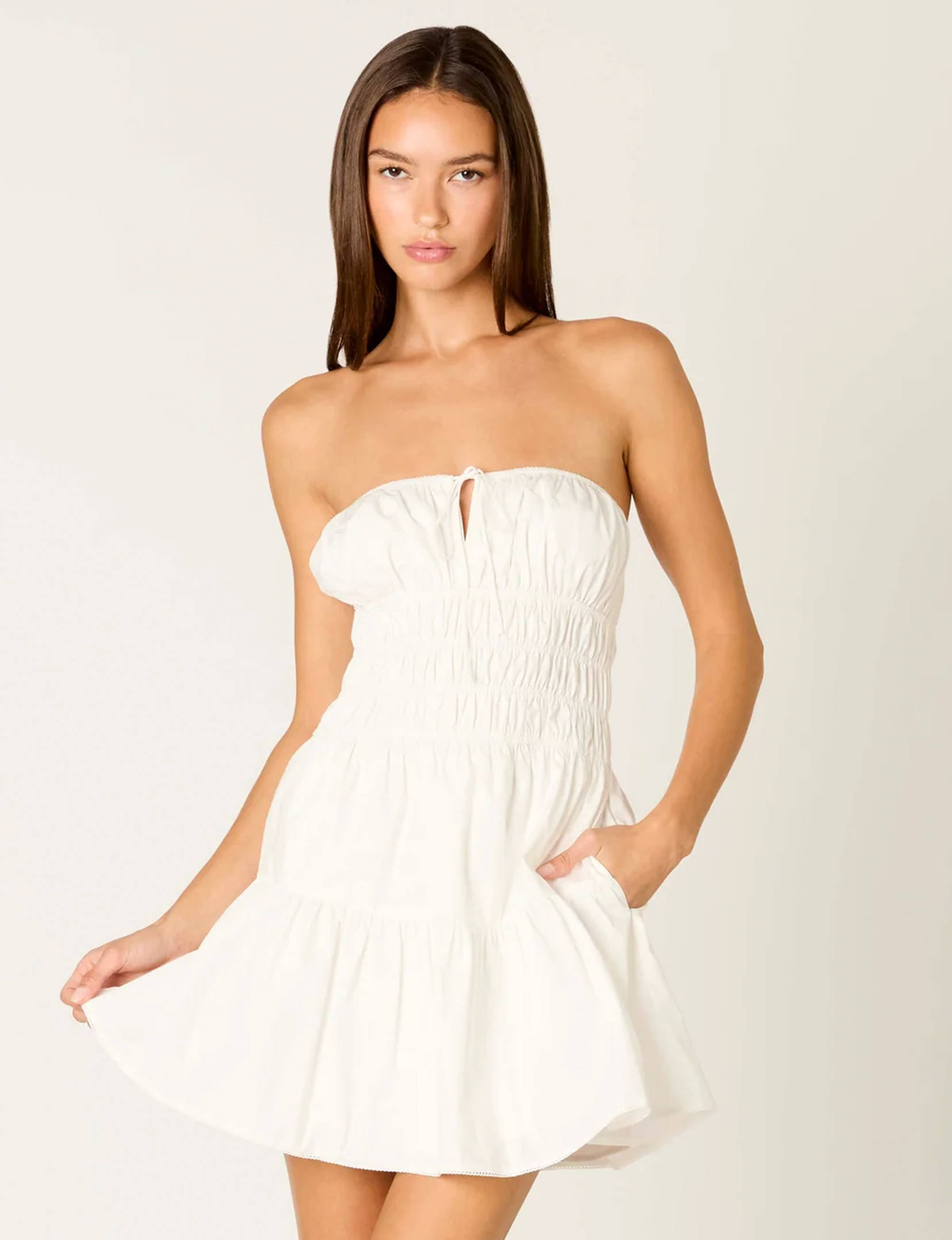 Fiorella Dress, White