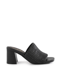 Adapt 3 Raffia Heel, Black