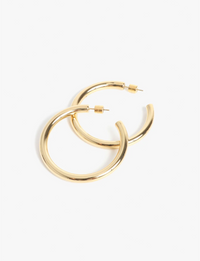 Michaela Hoops 2", Gold