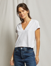 Alanis Recycled V-Neck, White