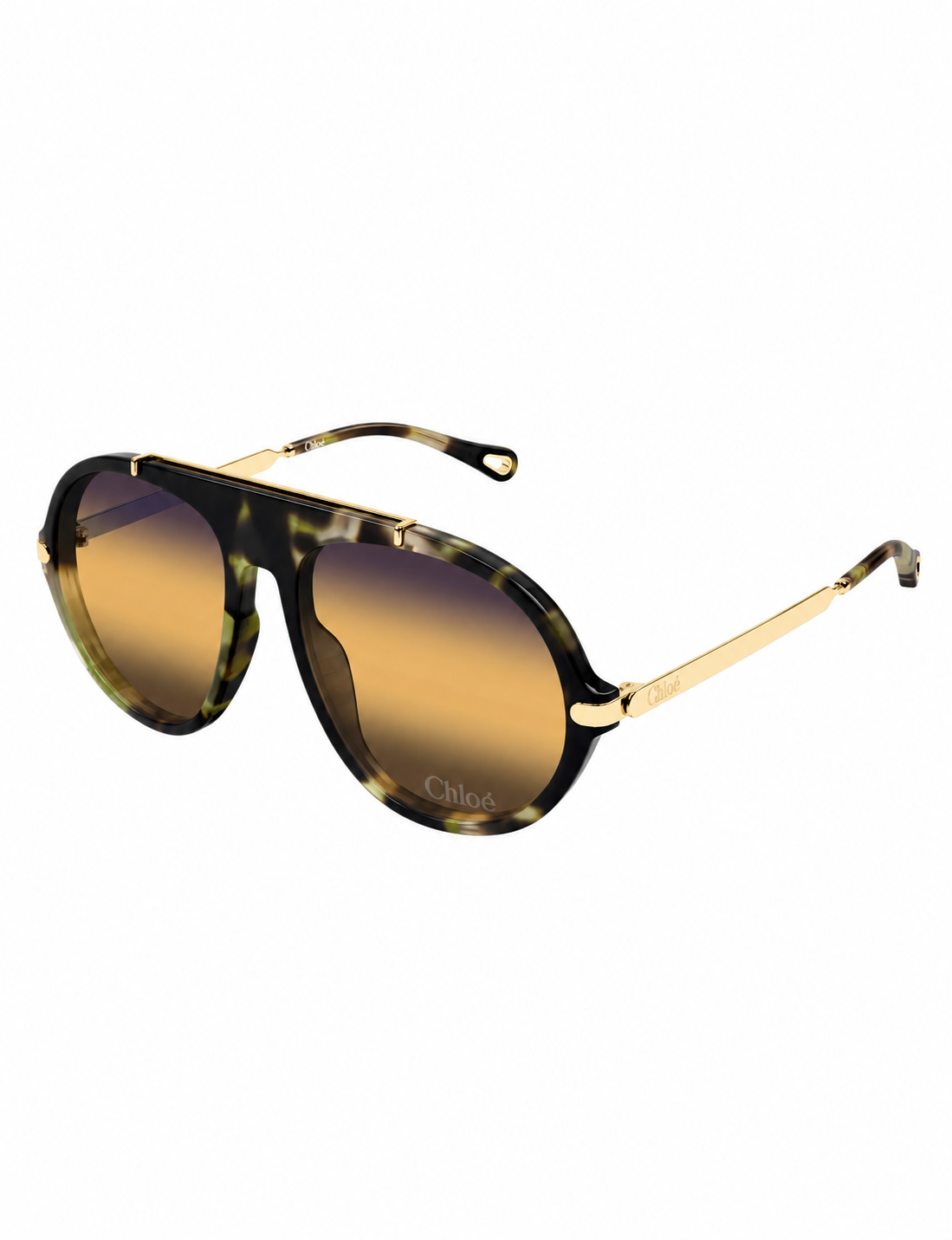 CH0357S 003 Sunglasses, Havana/Gold/Yellow