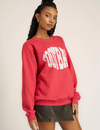 'Football' Sweatshirt, Red Dahlia