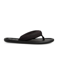 Puffed Up Flip Flops, Black