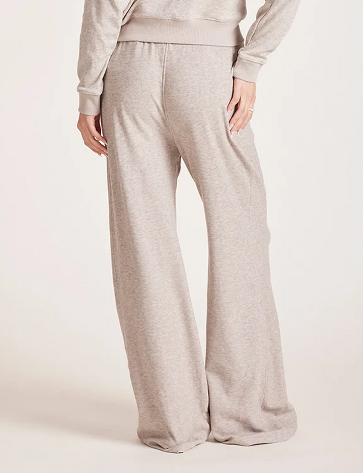 Wide Leg Drawstring Pant, Light Taupe