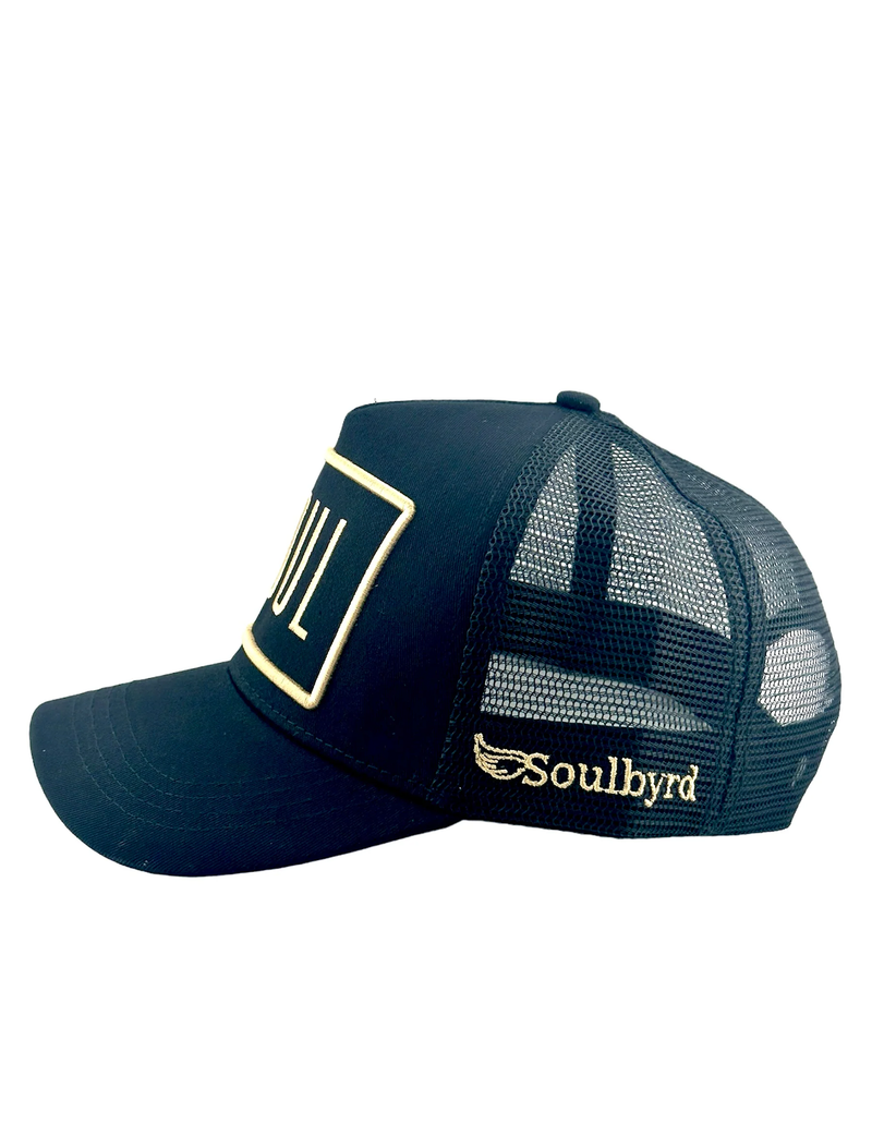 Soul Trucker Hat, Black