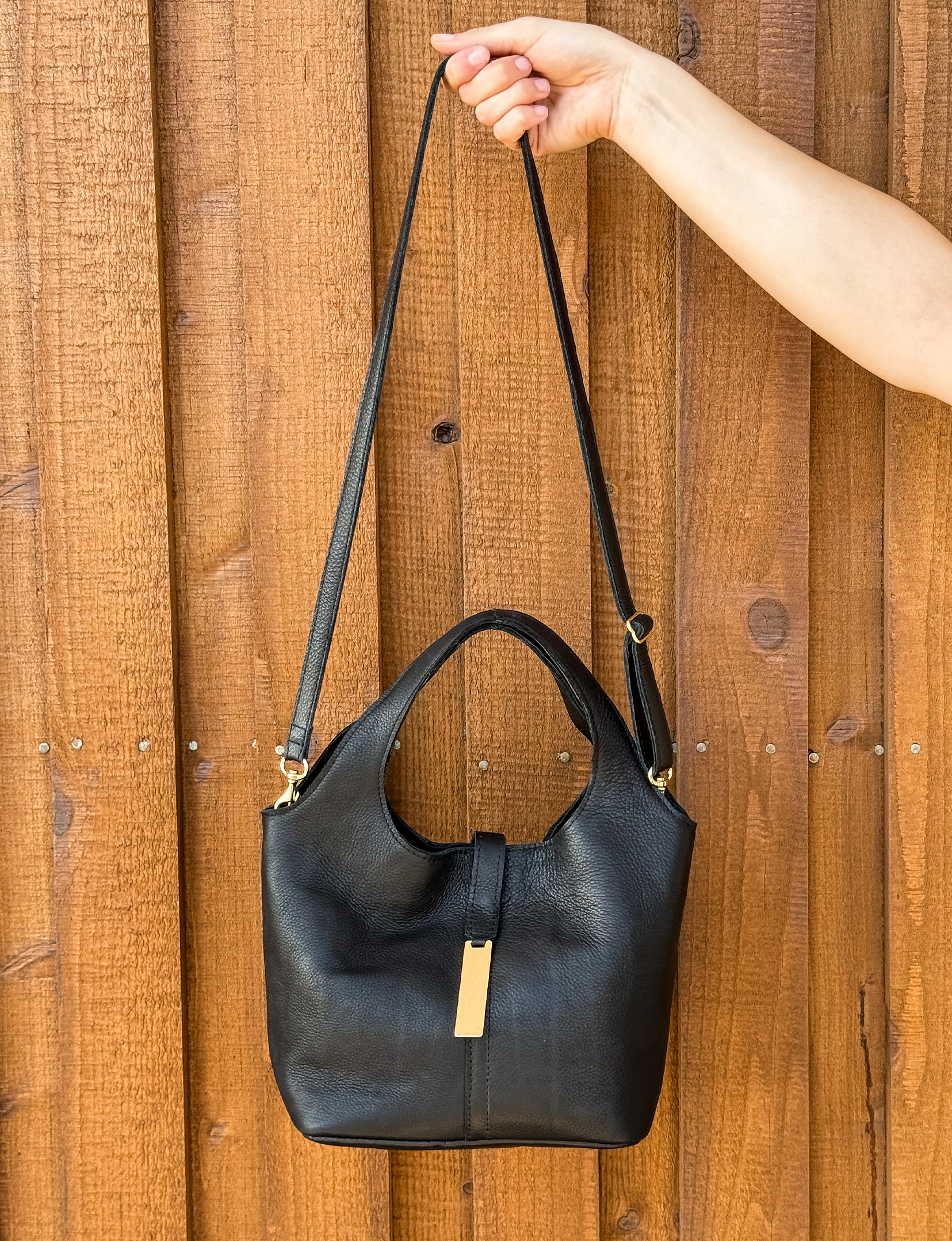 Kai Crossbody, Black/Napa Leather