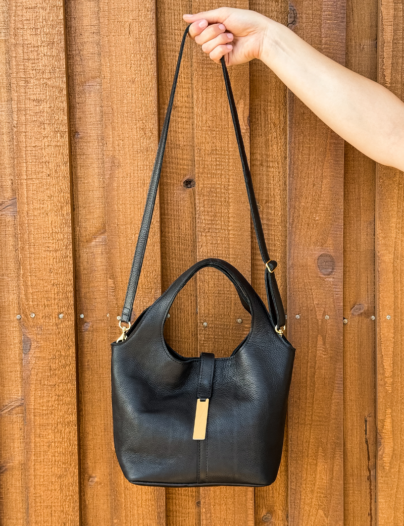 Kai Crossbody, Black/Napa Leather