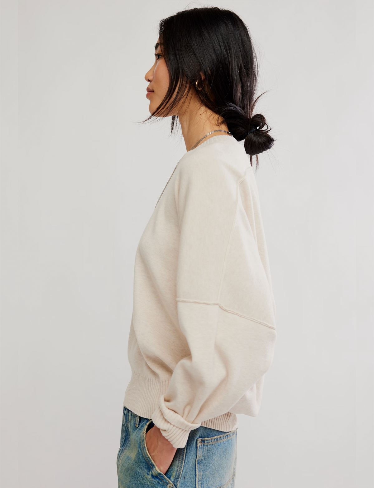 Alma Pullover, Marshmellow Heather