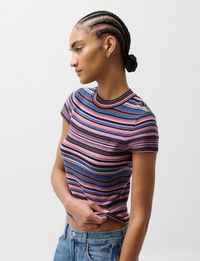 Selene Tee, Egyptian Blue/Multi