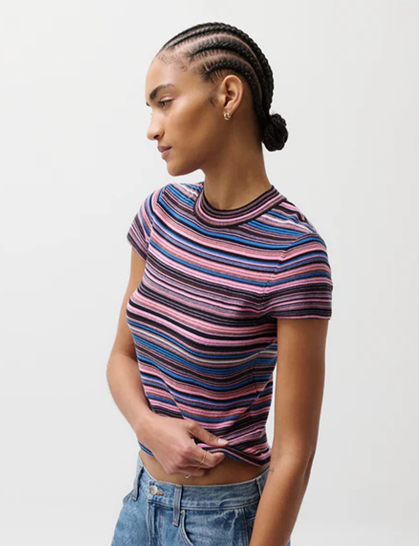 Selene Tee, Egyptian Blue/Multi