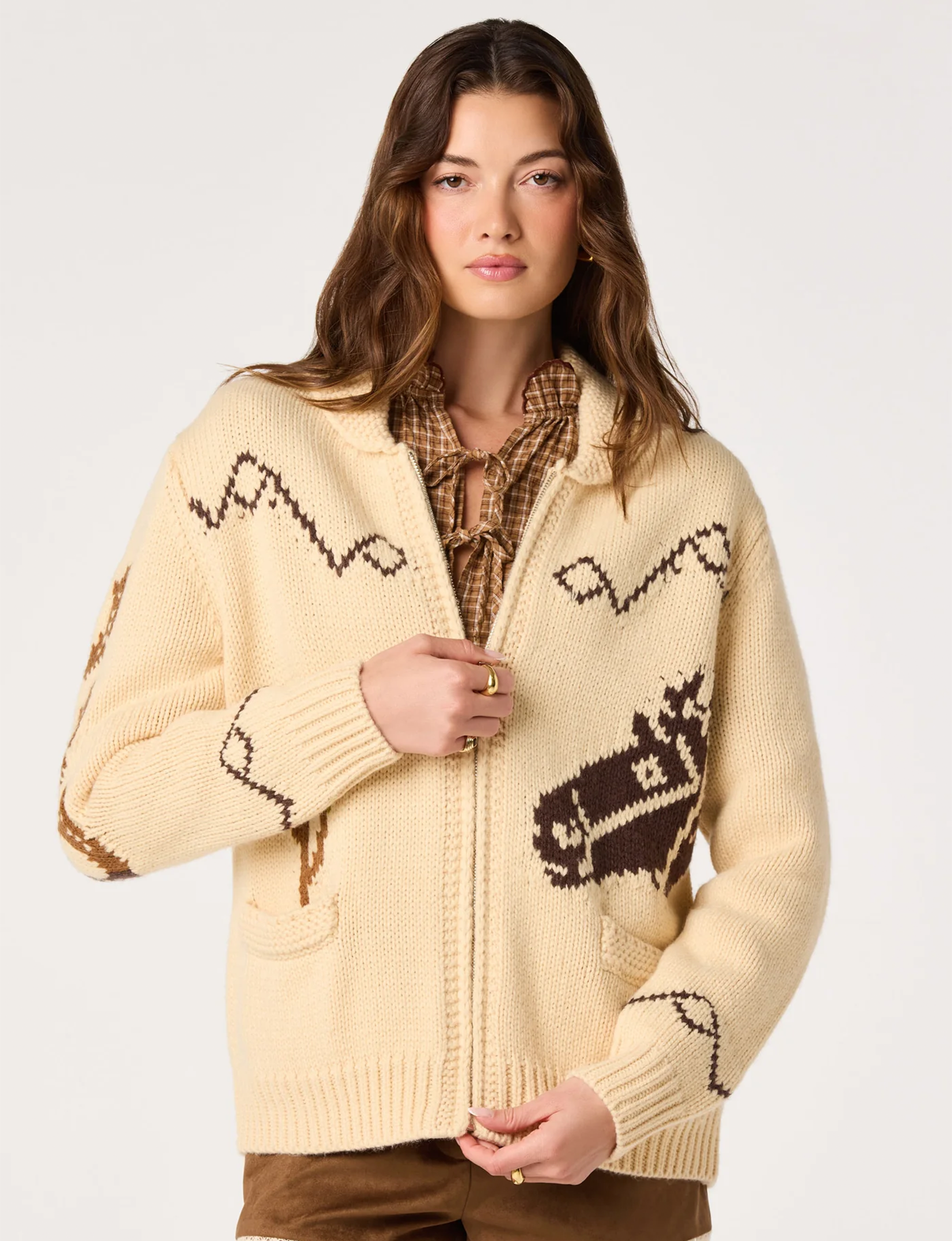 Ivy Cardigan, Vintage Cream
