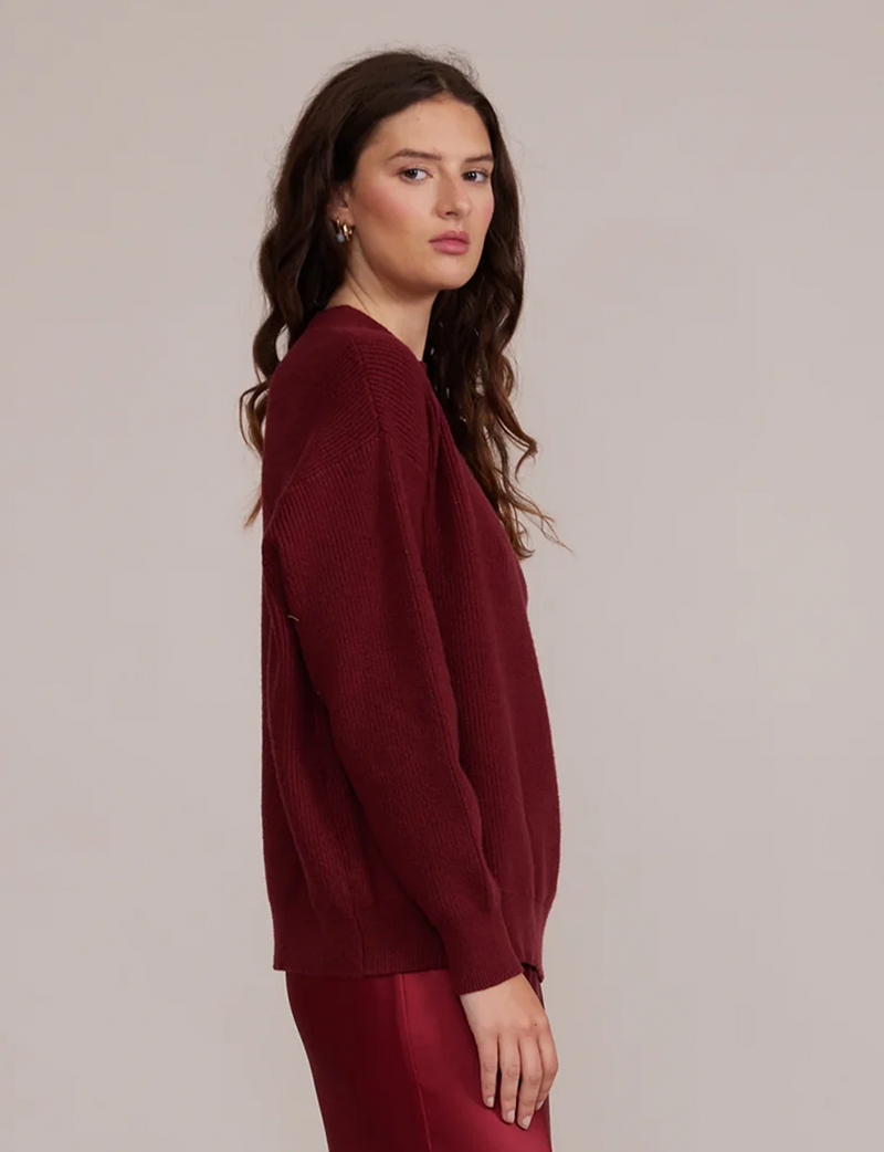 Britton Sweater, Maroon