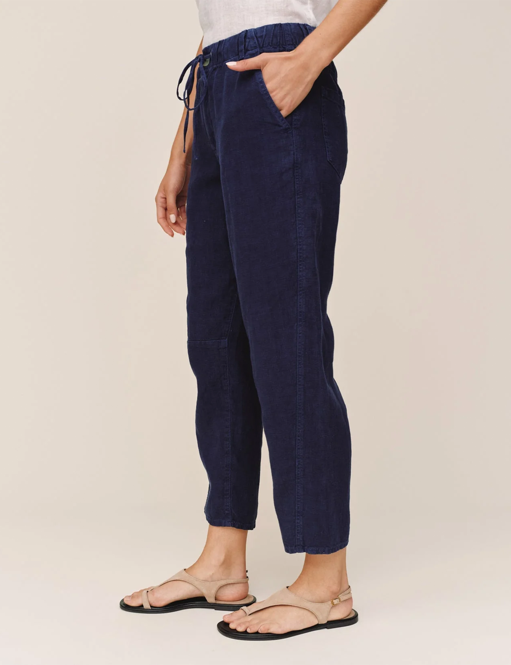 Soft Barrel Pant, Nautical Night