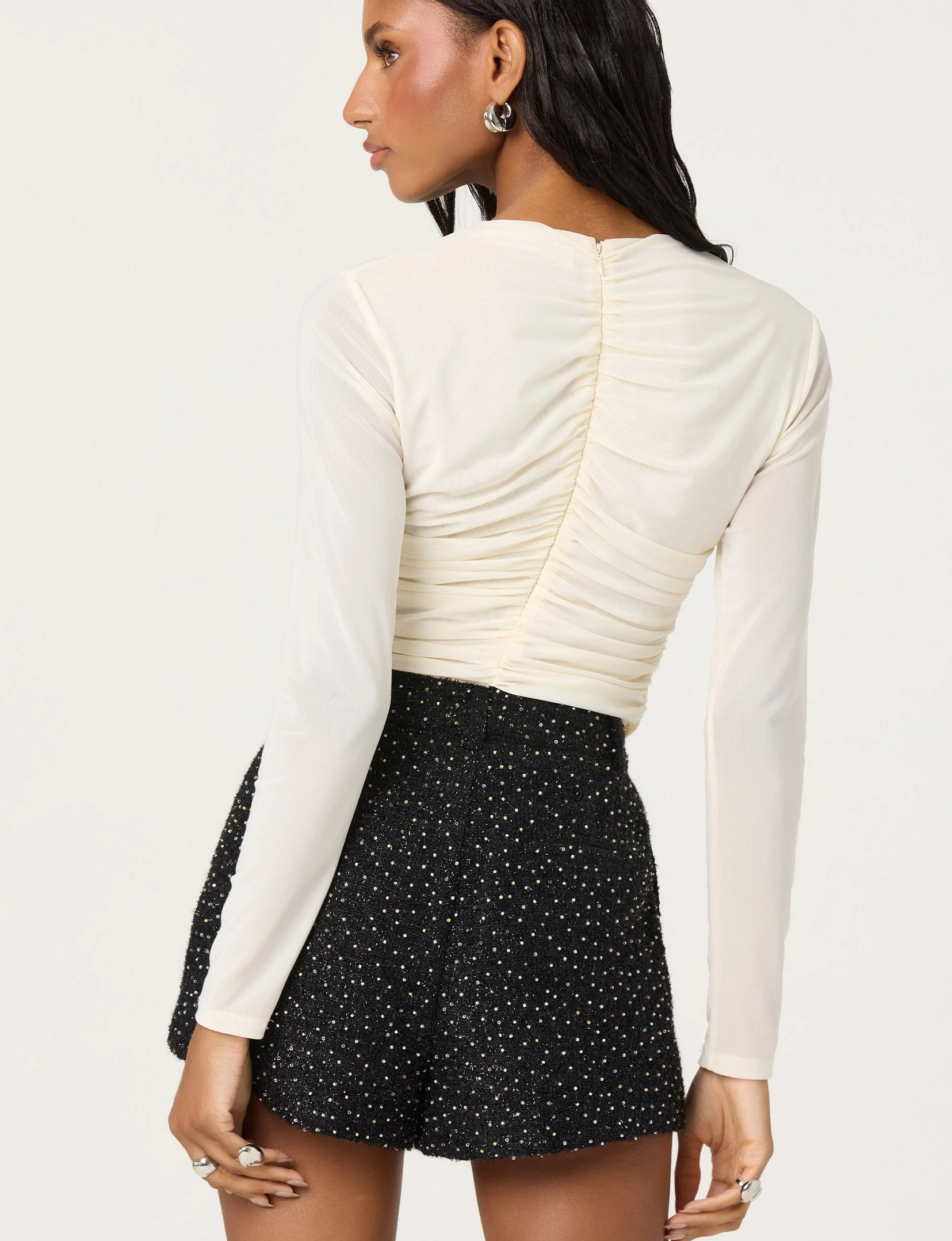 Yasmine Top, Off White