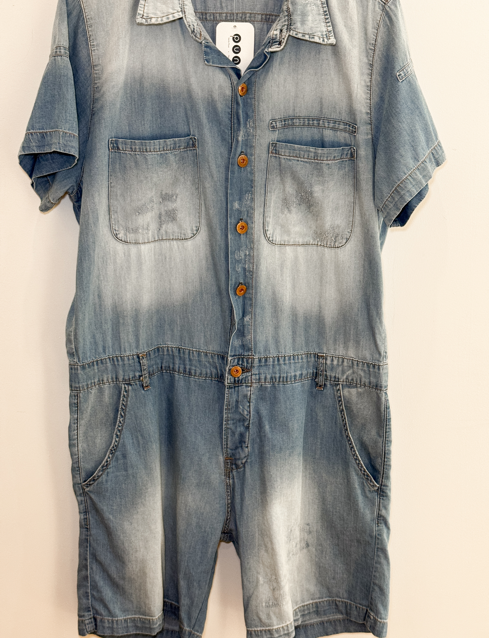 NSF Utility Romper, Denim