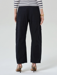Marcelle Low Slung Cargo Pants, True Navy