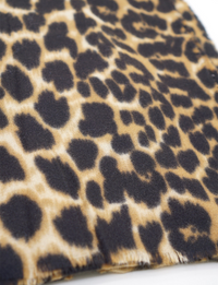 Oversized Animal Blankey Scarf, Leopard