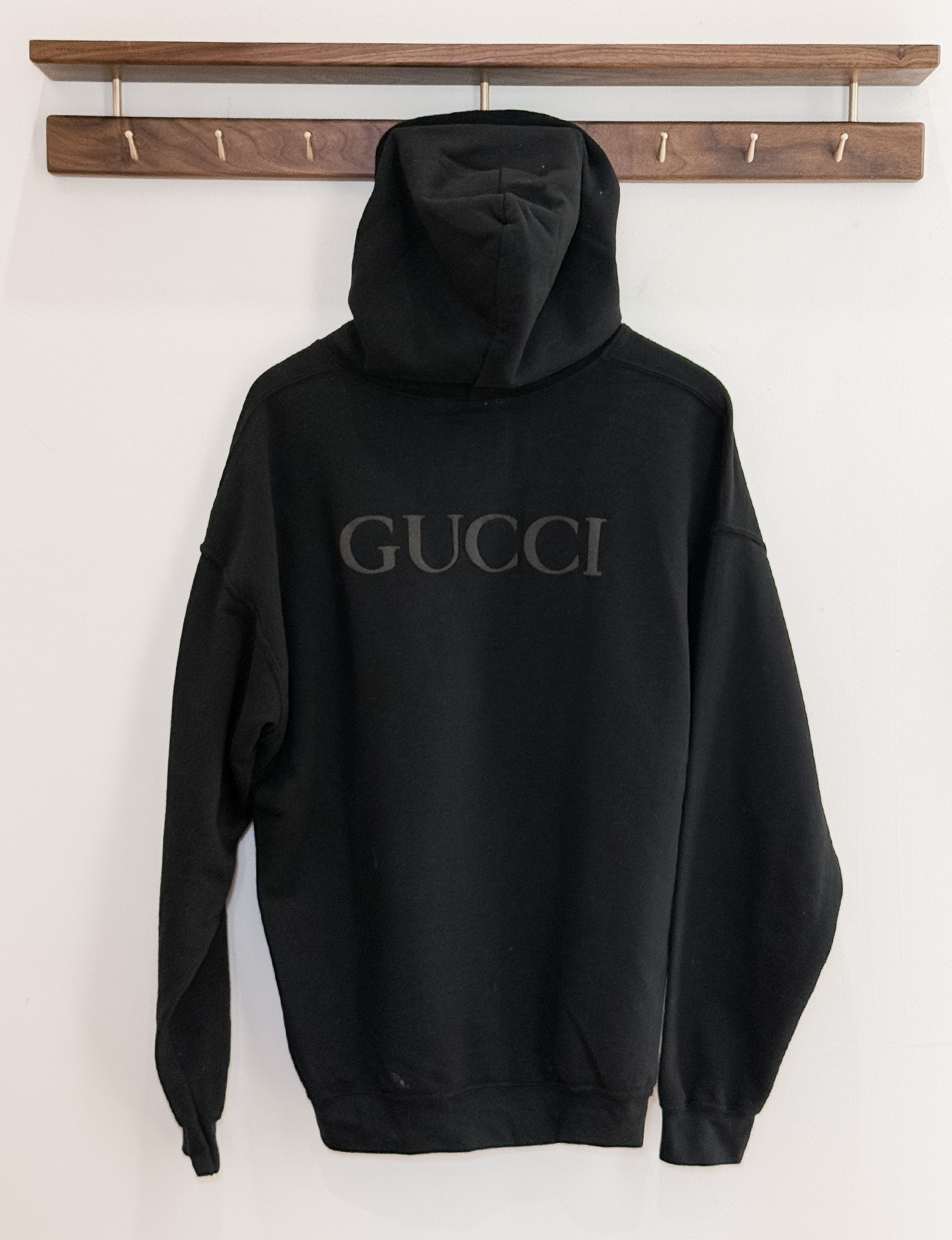 YMB GG Half Zip Hoodie, Black