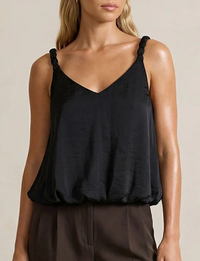 Accent Billow Tank, Black
