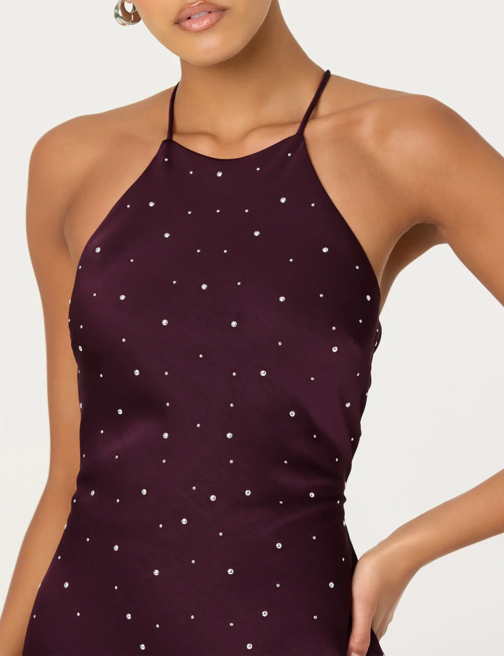 Halley Dress, Deep Purple