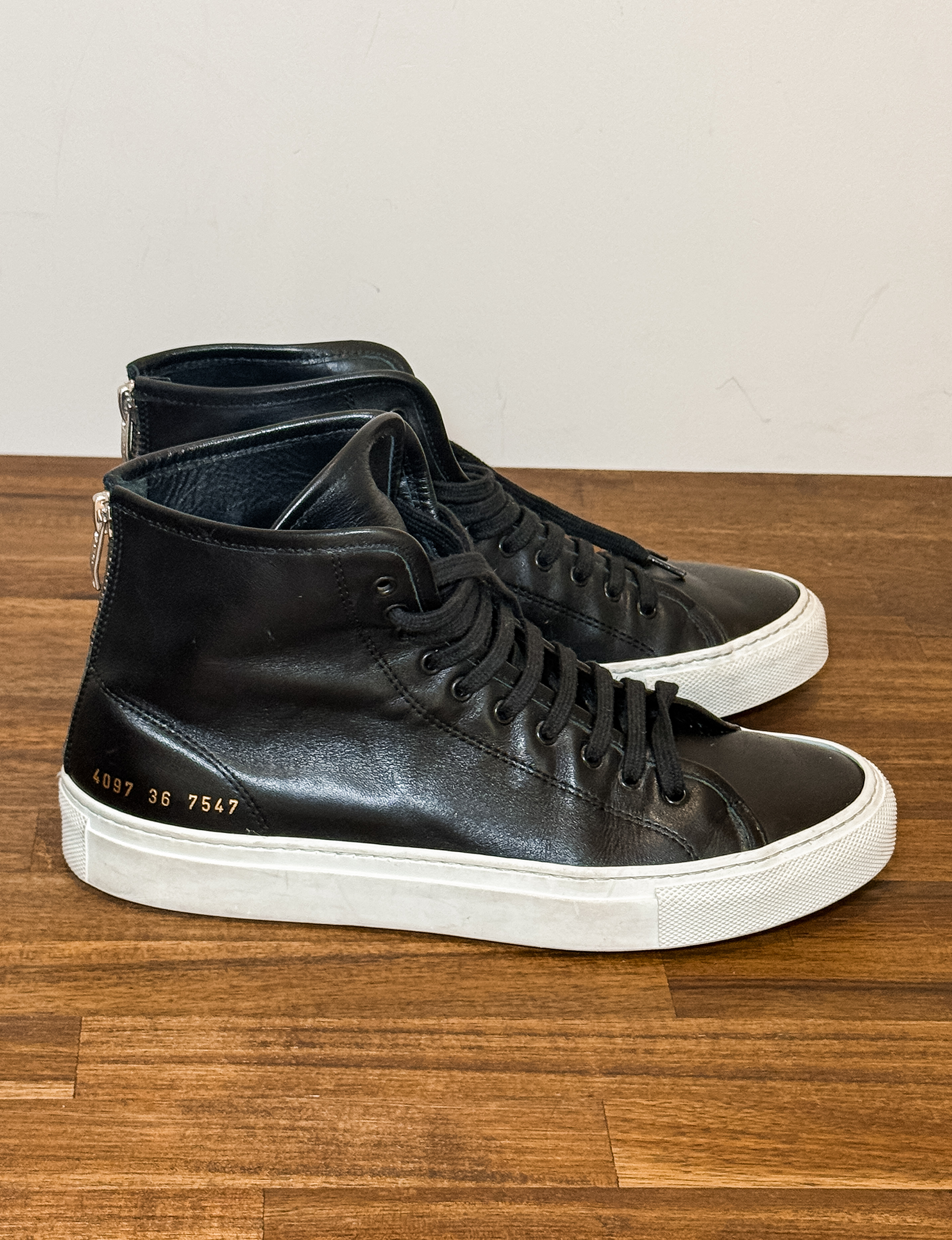 Woman by Common Project High Sneaker, Black