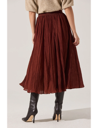 Salome Skirt, Burnt Brown