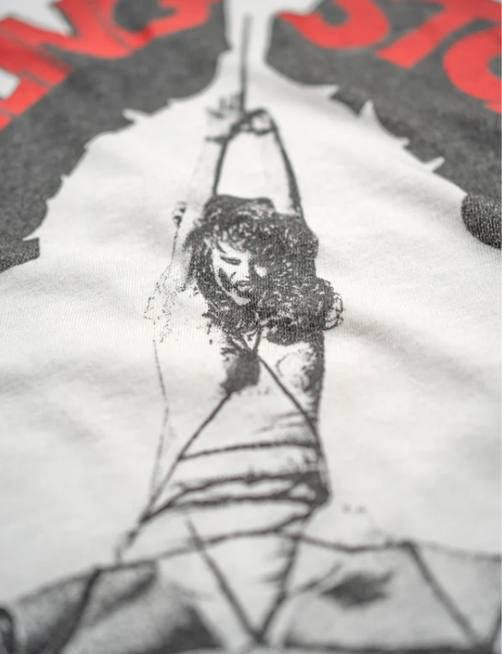 Rolling Stones Some Girls Tour '78 Crew Tee, Vintage White
