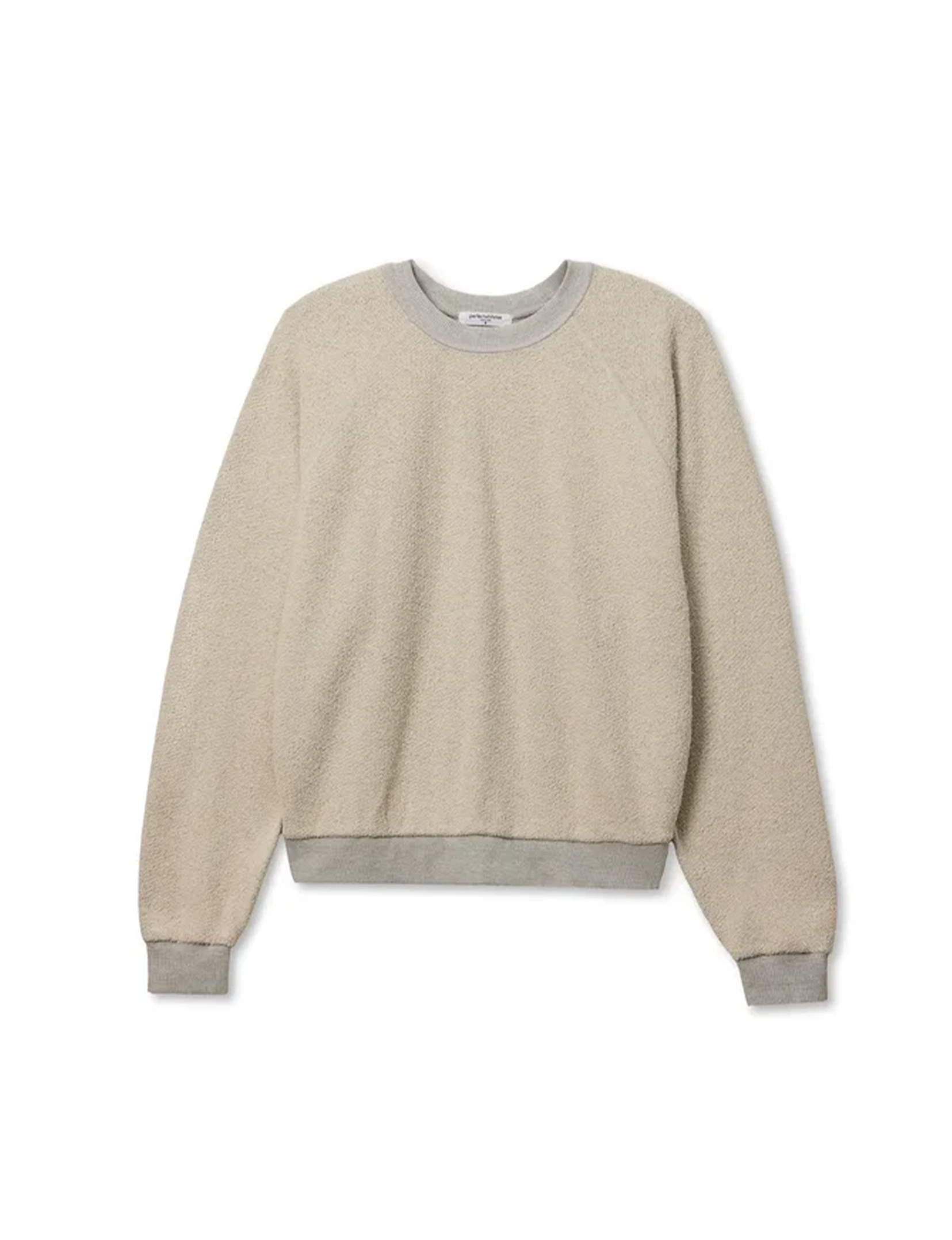 Oversized Ziggy Inside Out Sweatshirt, Heather Grey