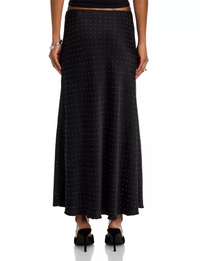 Jeannie Rhinestone Skirt, Black