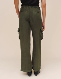 Wide Cargo Trouser, Smoked Olive