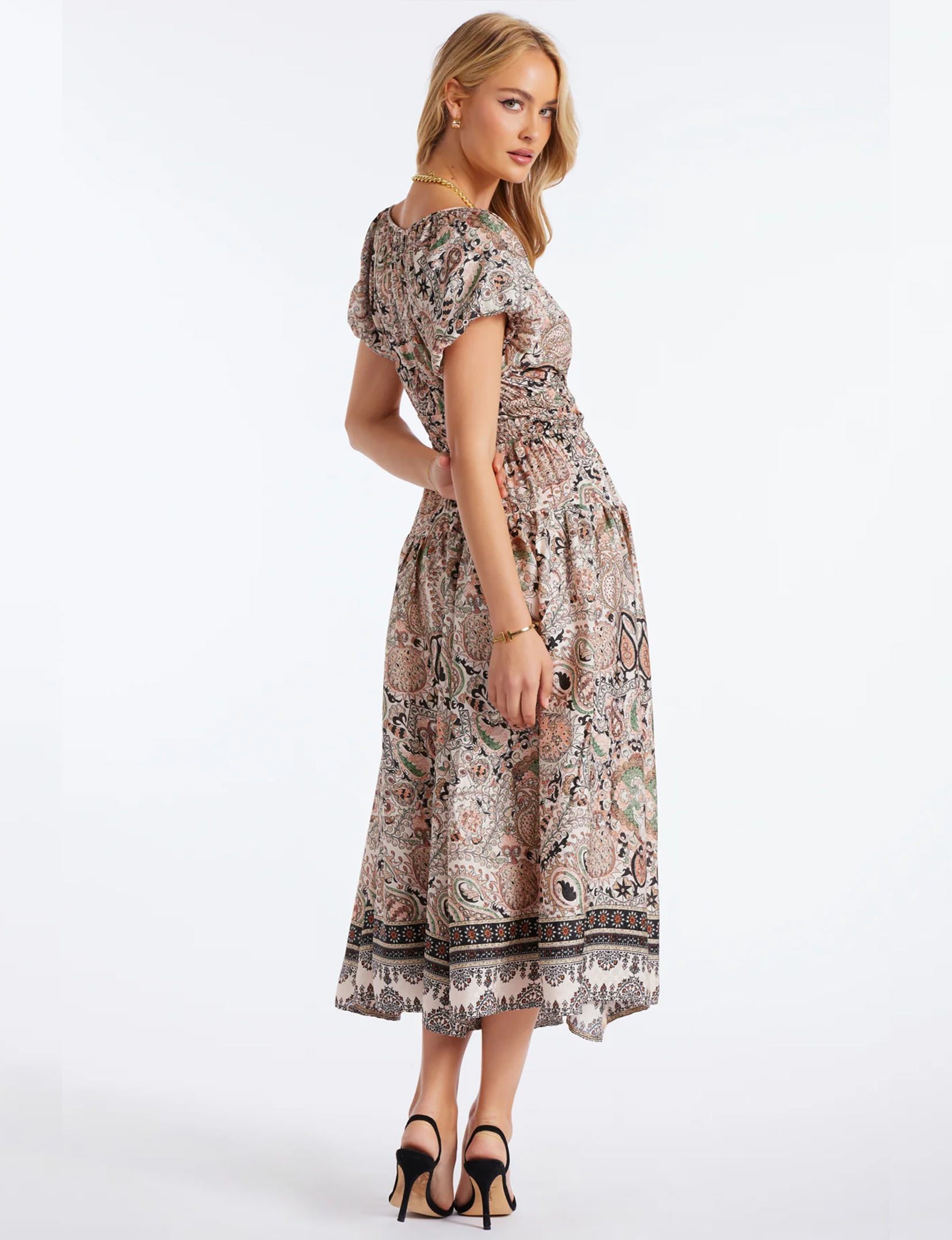 Rosewood Tiered Dress, Chelsea Print