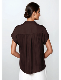 Laney Blouse, Chocolate
