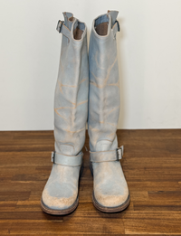 Freebird Tall Leather Boot, Distressed Stone