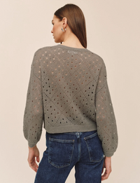 Balloon Sleeve Sweater, Shadow Moss