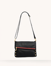VIP Large Handbag, Black/Bushed Gold