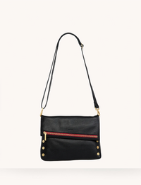 VIP Large Handbag, Black/Bushed Gold