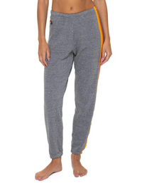 5 Stripe Sweatpants, Heather Grey/Multi