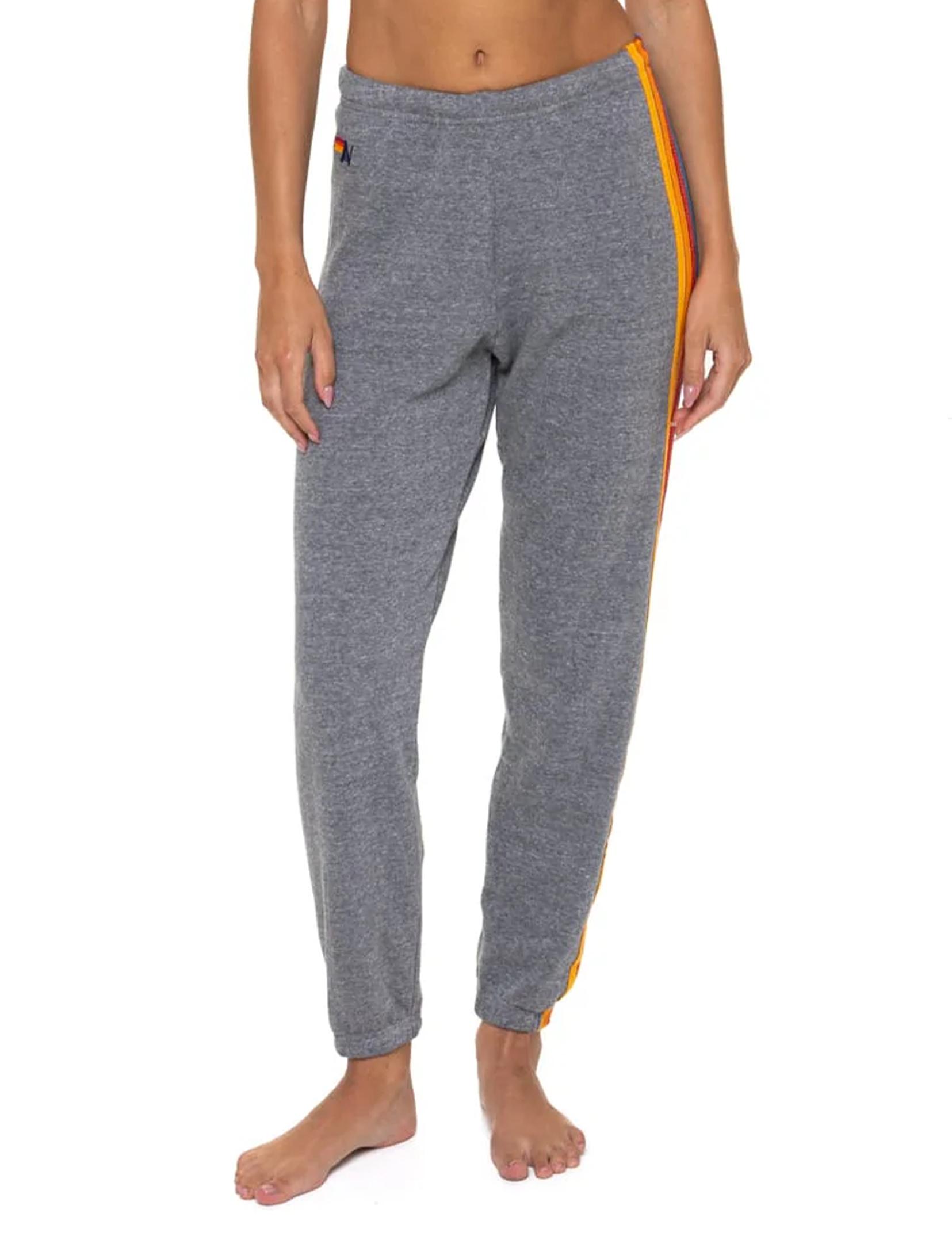 5 Stripe Sweatpants, Heather Grey/Multi