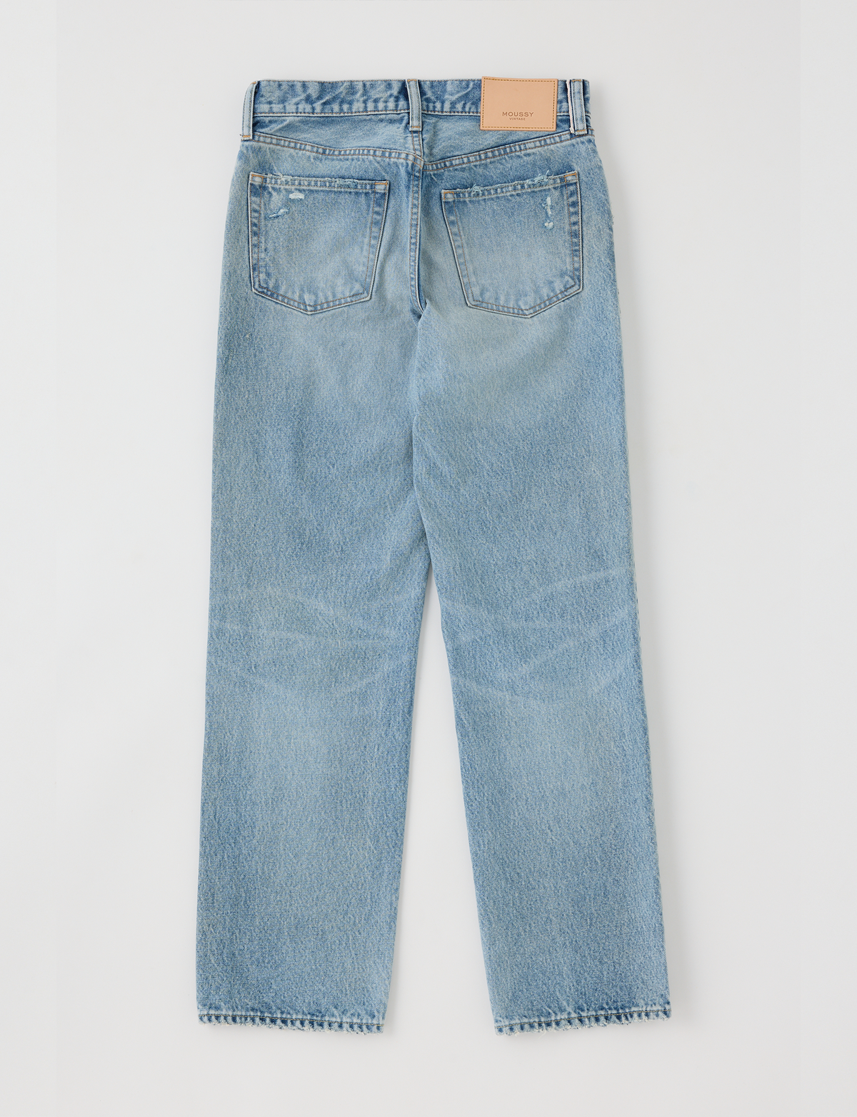 Low Rise Albany Straight, Light Blue