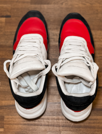 Alexander McQueen Oversized Runner Sneaker, Red/Black