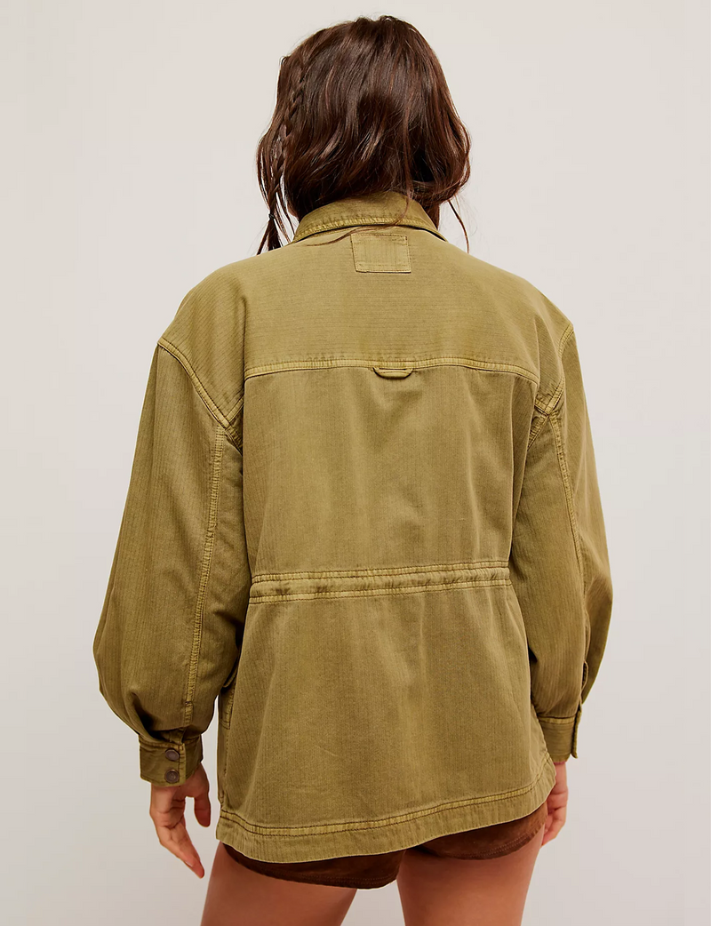 Arya Utility Jacket, Dried Herb