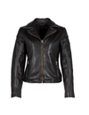 Olivia Leather Jacket, Vintage Black