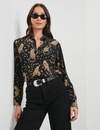 Kate Blouse, Noir Leopard